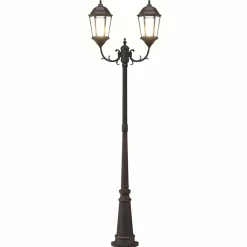 vidaXL Tuinverlichting 68 x 20 x 235 cm Aluminium en Glas