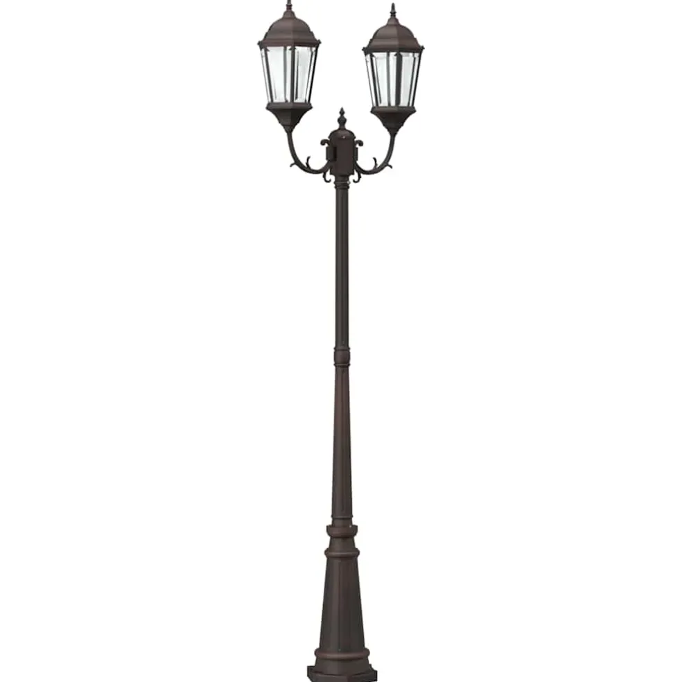 vidaXL Tuinverlichting 68 x 20 x 235 cm Aluminium en Glas