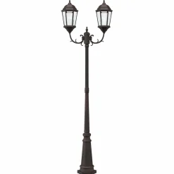 vidaXL Tuinverlichting 68 x 20 x 235 cm Aluminium en Glas