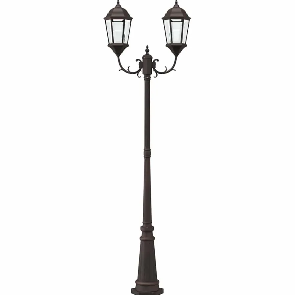 vidaXL Tuinverlichting 68 x 20 x 235 cm Aluminium en Glas