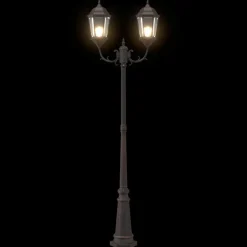 vidaXL Tuinverlichting 68 x 20 x 235 cm Aluminium en Glas