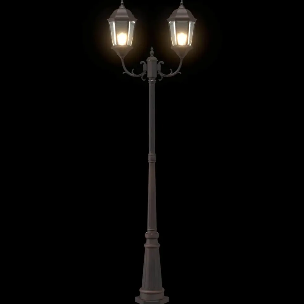 vidaXL Tuinverlichting 68 x 20 x 235 cm Aluminium en Glas