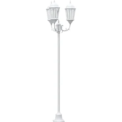 vidaXL Tuinverlichting 57 x 49 x 241 cm Aluminium en Glas