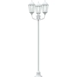 vidaXL Tuinverlichting 57 x 49 x 241 cm Aluminium en Glas