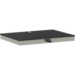 vidaXL Tuin vloershower WPC en RVS 201 Antraciet
