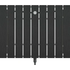 vidaXL Tuin vloershower WPC en RVS 201 Antraciet