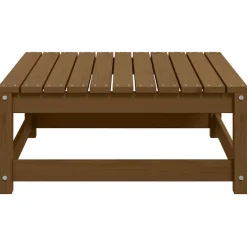 vidaXL Tuinvoetenbank 70x70x30 cm massief grenenhout honingbruin
