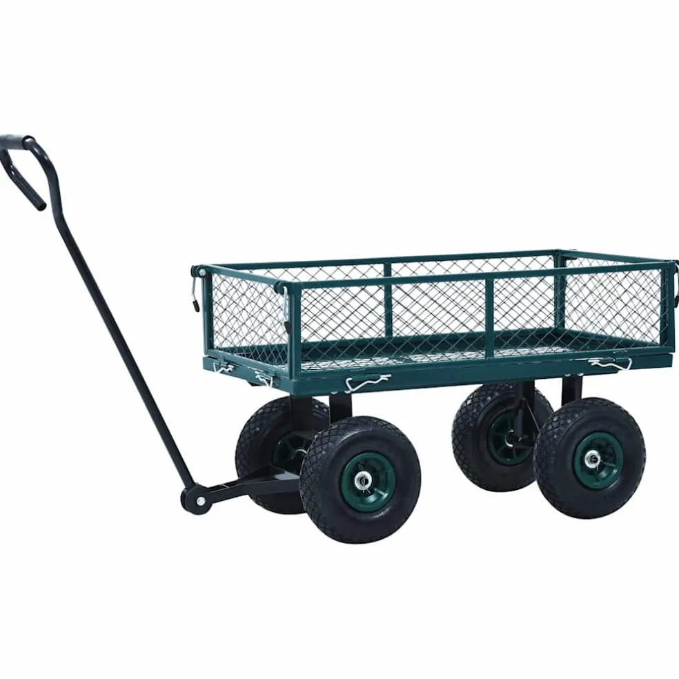 vidaXL Tuinwagen 250 kg groen
