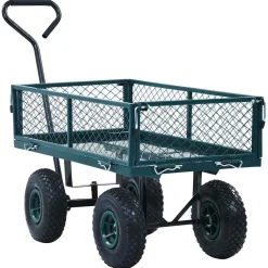 vidaXL Tuinwagen 250 kg groen