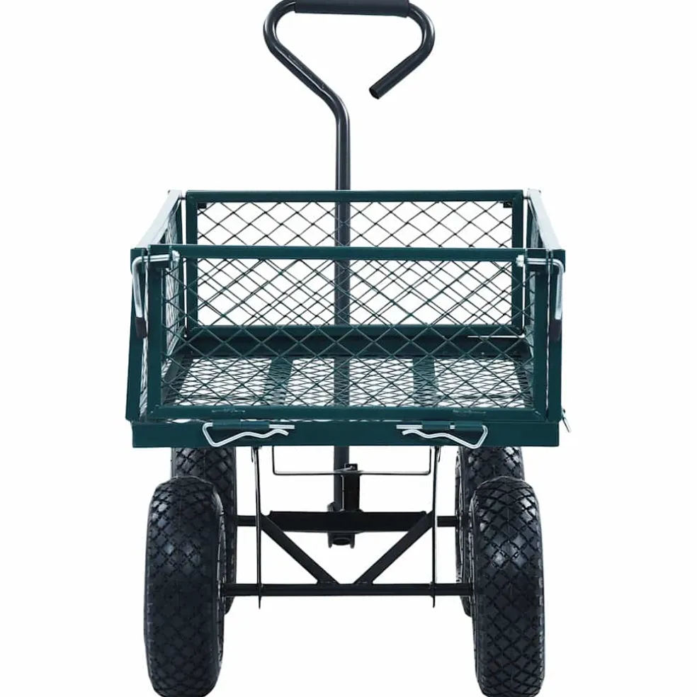 vidaXL Tuinwagen 250 kg groen