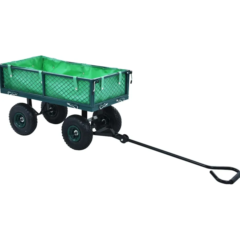 vidaXL Tuinwagen 250 kg groen