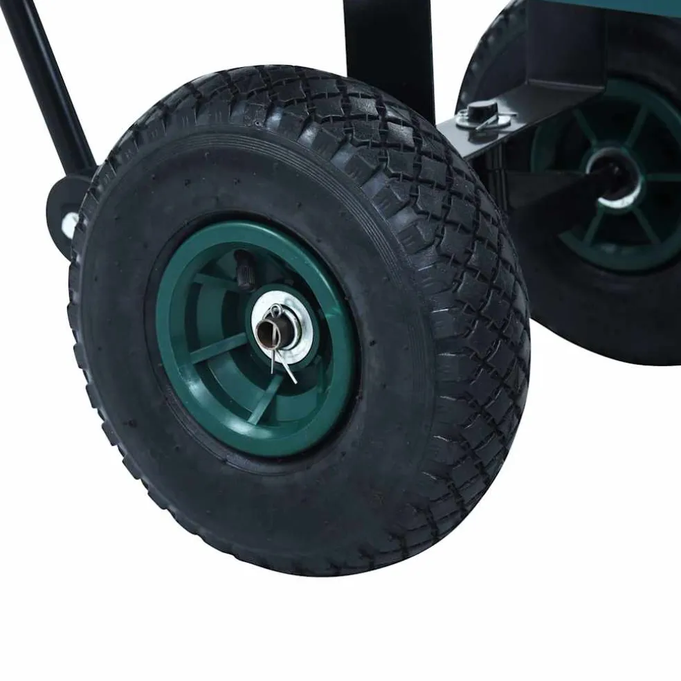 vidaXL Tuinwagen 250 kg groen