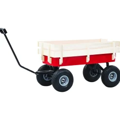 vidaXL Tuinwagen 150 kg rood