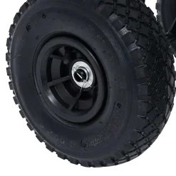 vidaXL Tuinwagen 250 kg zwart