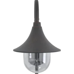 vidaXL Tuin wandlamp E27 42 cm aluminium brons