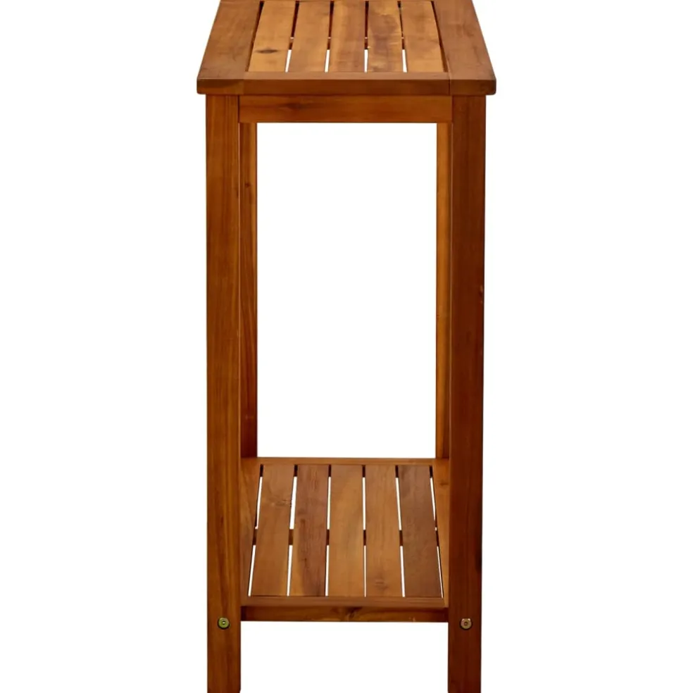 vidaXL Tuinwandtafel 80x35x75 cm massief acaciahout