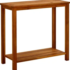 vidaXL Tuinwandtafel 80x35x75 cm massief acaciahout