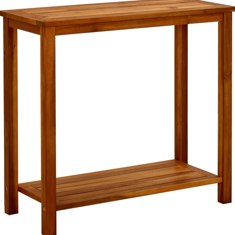 vidaXL Tuinwandtafel 80x35x75 cm massief acaciahout