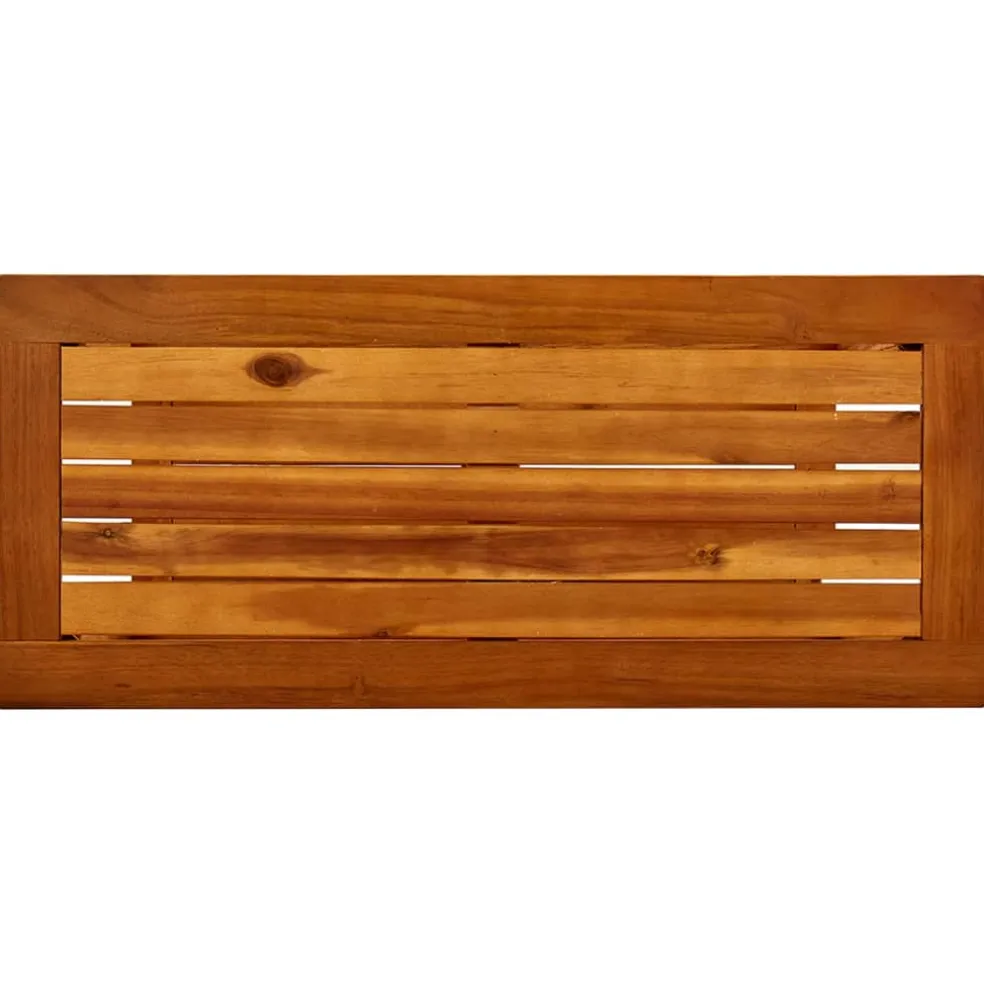 vidaXL Tuinwandtafel 80x35x75 cm massief acaciahout