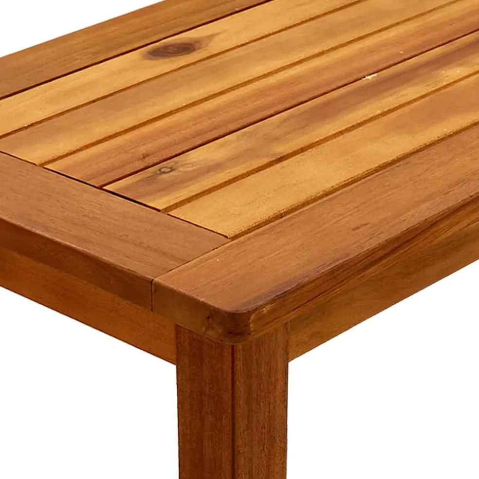 vidaXL Tuinwandtafel 80x35x75 cm massief acaciahout
