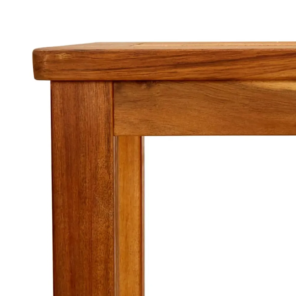 vidaXL Tuinwandtafel 80x35x75 cm massief acaciahout