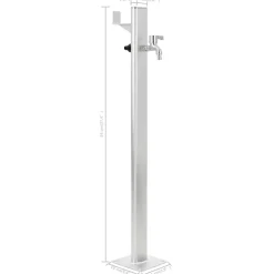 vidaXL Tuinwaterkolom 95 cm aluminium