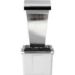vidaXL Tuinwaterval Roestvrij staal 304 54,5 x 34 x 83 cm zilver