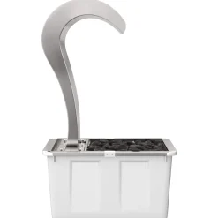 vidaXL Tuinwaterval Roestvrij staal 304 54,5 x 34 x 83 cm zilver