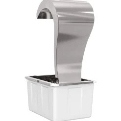 vidaXL Tuinwaterval Roestvrij staal 304 54,5 x 34 x 83 cm zilver