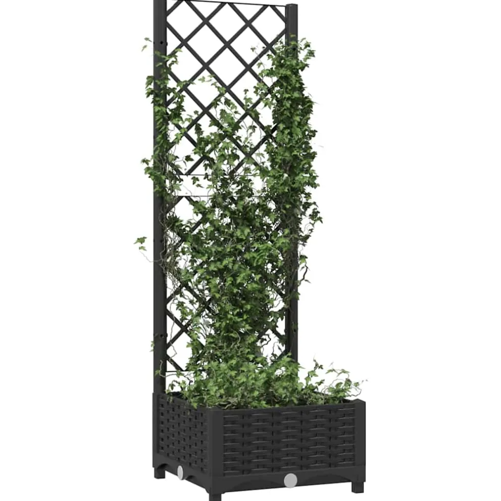 vidaXL Tuin Zwart 40 x 40 x 121,5 cm