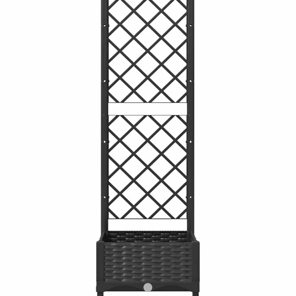 vidaXL Tuin Zwart 40 x 40 x 121,5 cm