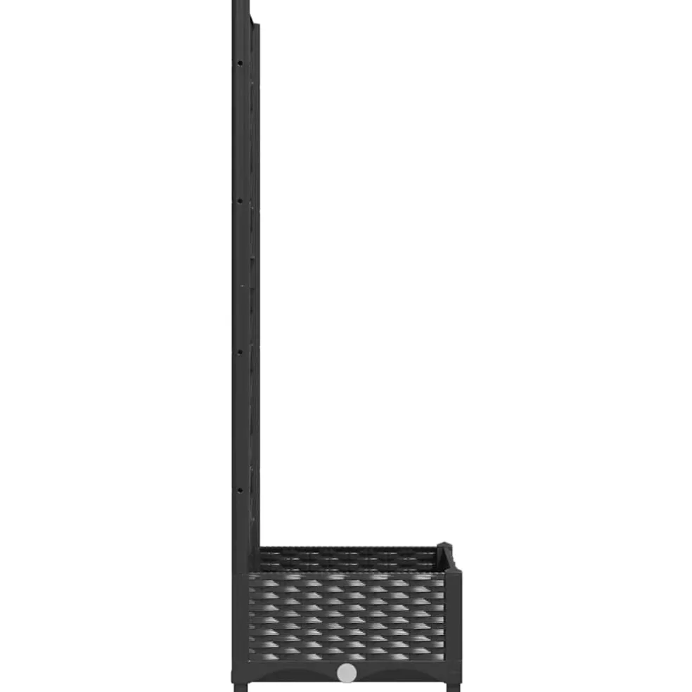 vidaXL Tuin Zwart 40 x 40 x 121,5 cm