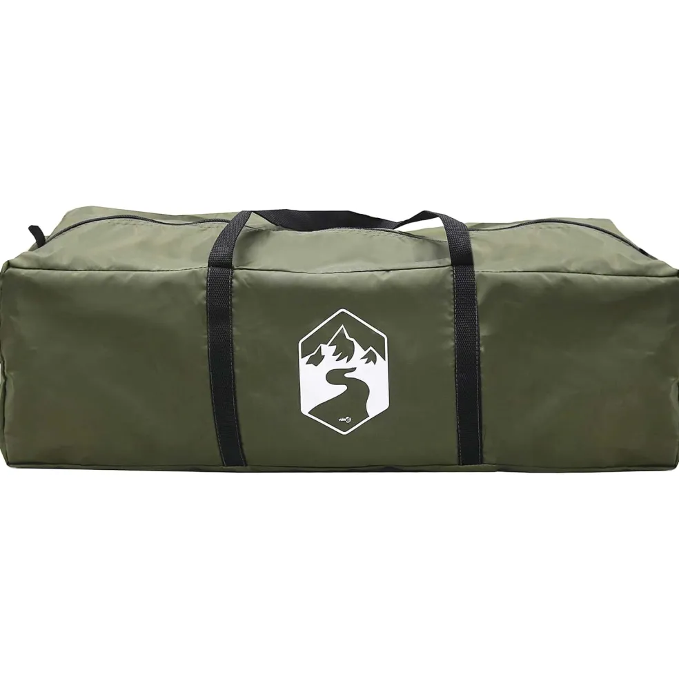 vidaXL Tunneltent Olijfgroen 427 x 315 x 178 cm Polyester en staal
