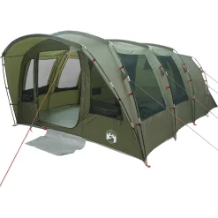 vidaXL Tunneltent Olijfgroen 427 x 315 x 178 cm Polyester en staal