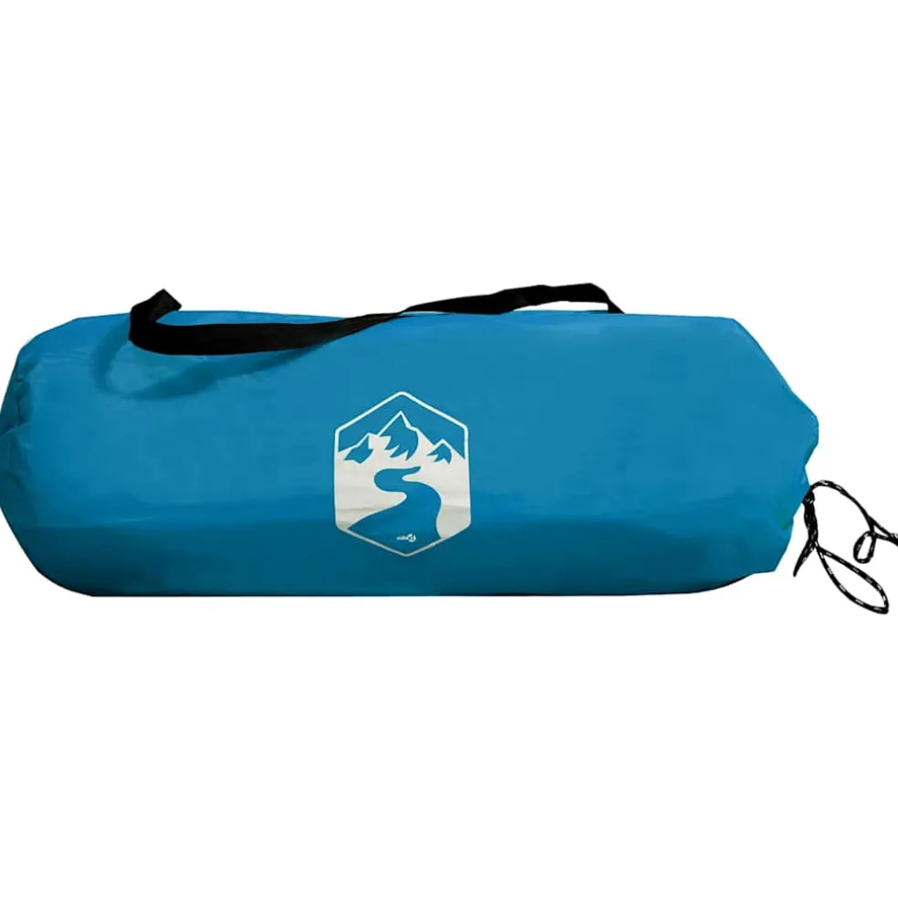 vidaXL Tunnel Tent 3-Person 3-persoons Blauw en Grijs