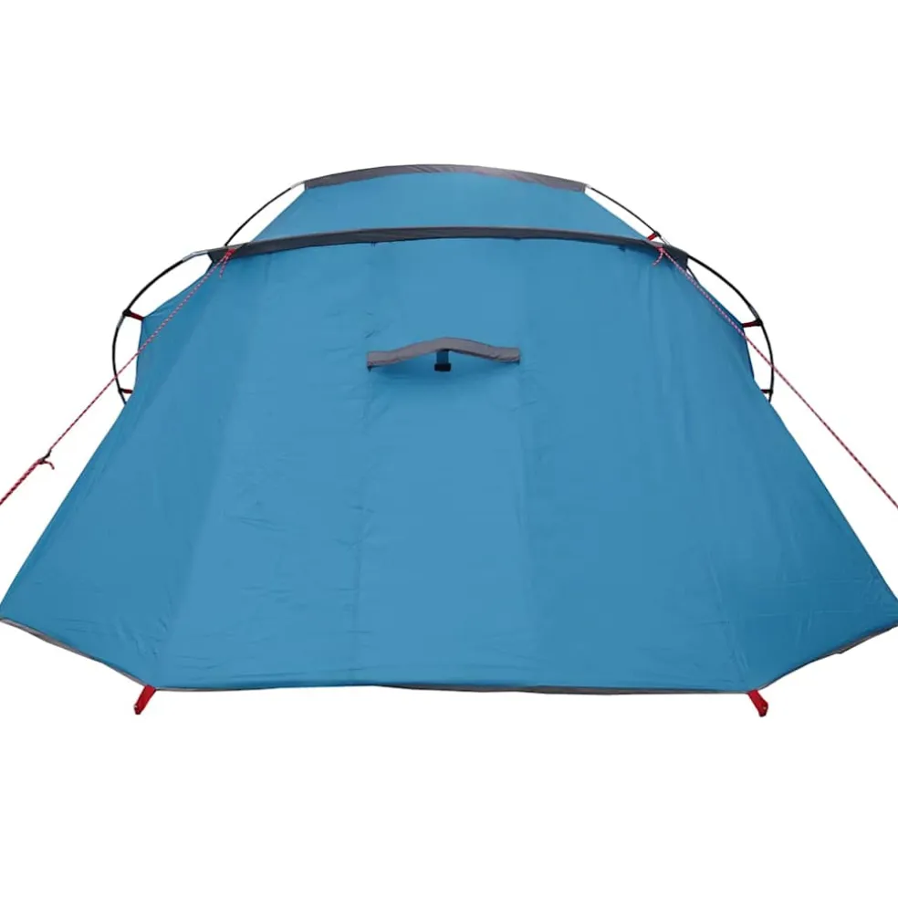 vidaXL Tunnel Tent 3-Person 3-persoons Blauw en Grijs