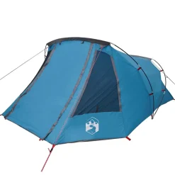 vidaXL Tunnel Tent 3-Person 3-persoons Blauw en Grijs