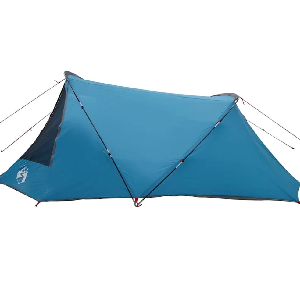 vidaXL Tunnel Tent 3-Person 3-persoons Blauw en Grijs