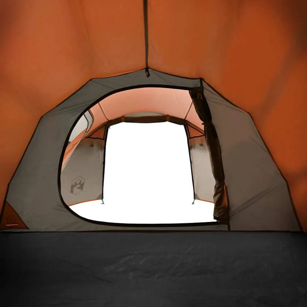 vidaXL Tunneltent 2-persoons waterdicht oranje