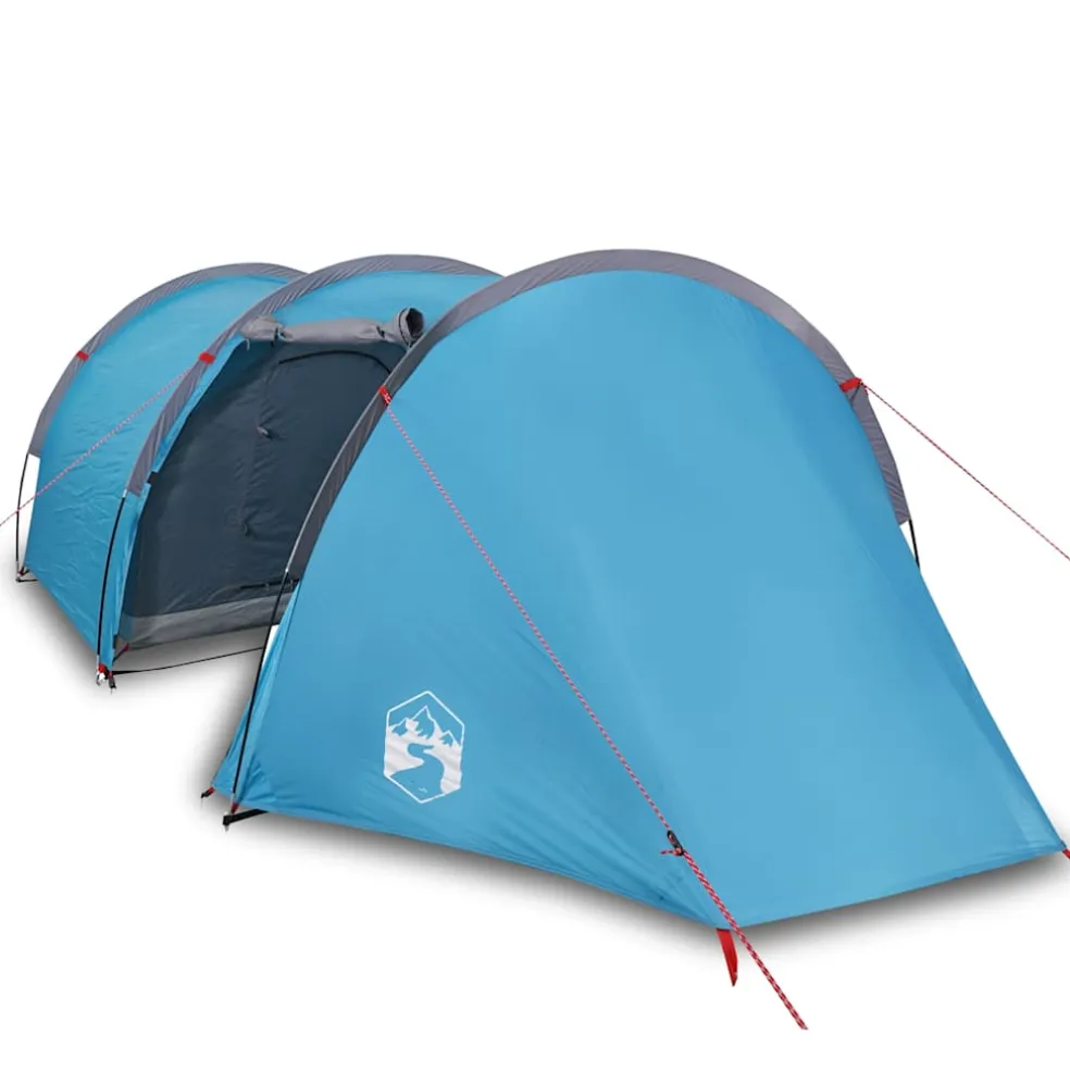 vidaXL Tunneltent 4-persoons waterdicht blauw