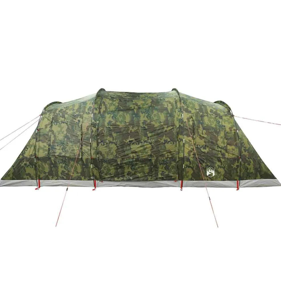 vidaXL Tunneltent 4-persoons waterdicht camouflage