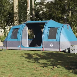 vidaXL Tunneltent 4-persoons waterdicht blauw