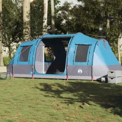vidaXL Tunneltent 4-persoons waterdicht blauw