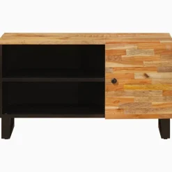 vidaXL TV-kast Bruin 80 x 33 x 46 cm Massief Mango Hout