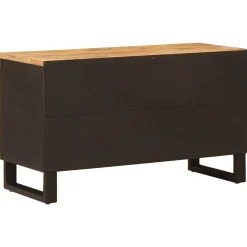 vidaXL TV-kast Bruin 80 x 33 x 46 cm Massief Mango Hout