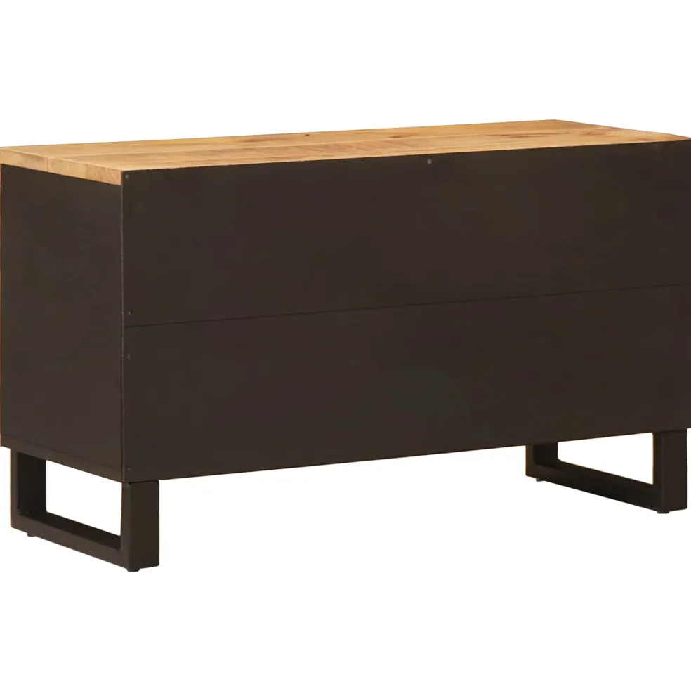 vidaXL TV-kast Bruin 80 x 33 x 46 cm Massief Mango Hout