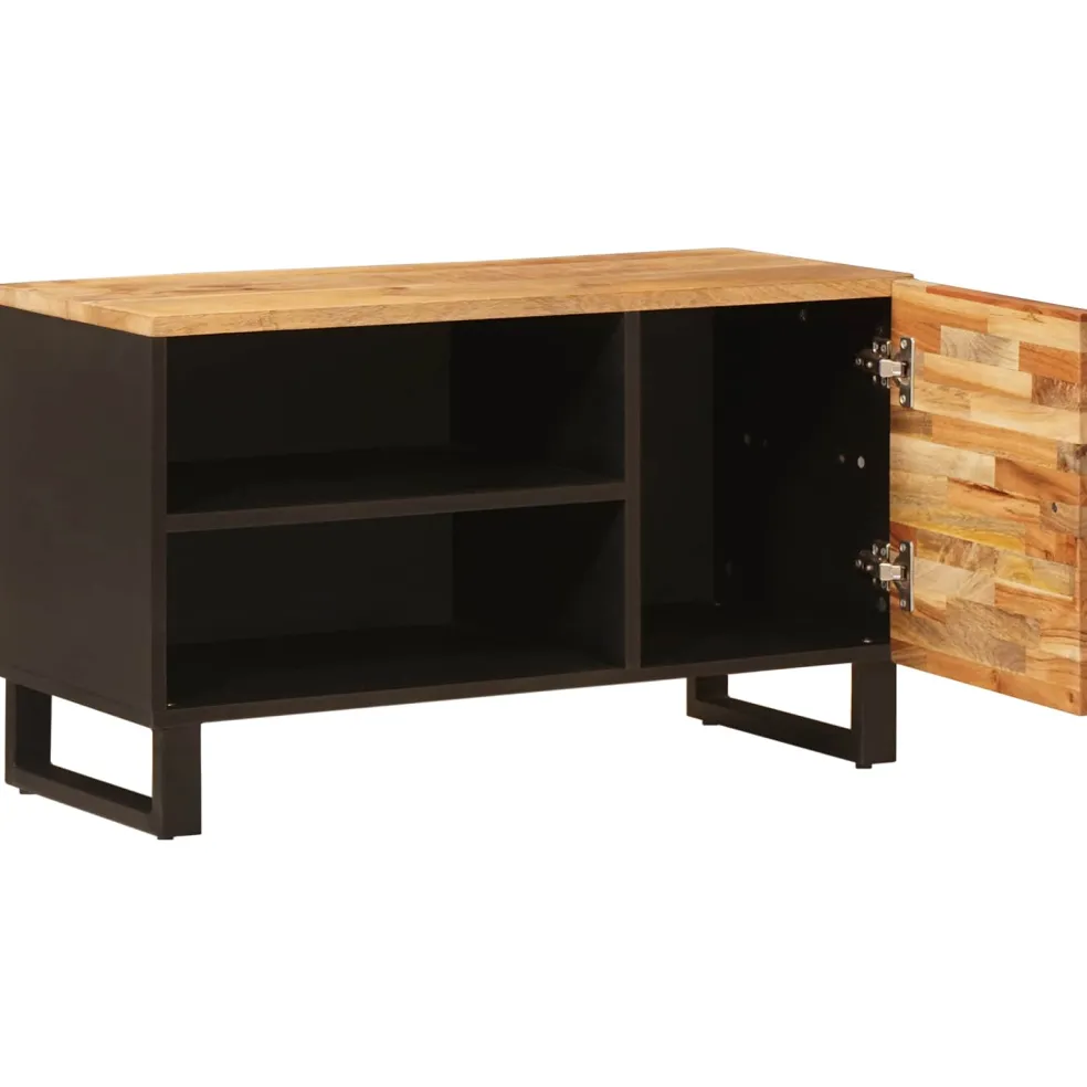 vidaXL TV-kast Bruin 80 x 33 x 46 cm Massief Mango Hout