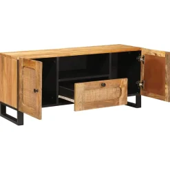 vidaXL TV-kast Bruin 105 x 33 x 46 cm Massief Mango Hout