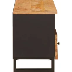 vidaXL TV-kast Corona Bruin 100 x 33 x 46 cm Massief Mango Hout