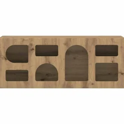 vidaXL TV-kast ELST 100 x 35 x 40 cm Artisan Eiken Bewerkt hout
